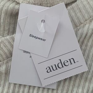 🍦 Auden Ultra Soft Cozy Cream Ribbed Pajama Set XXL Bottoms XL Top🍦